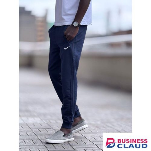 Navy blue unisex sweatpants