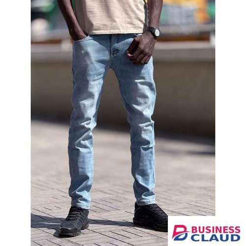 Blue men faded men slim fit jeans