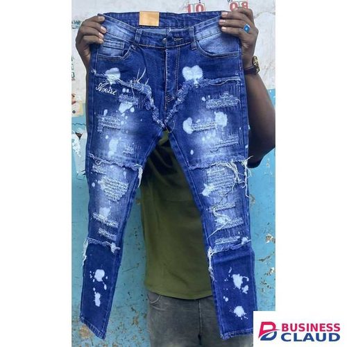 Quality ZIGGED Rugged Jeans Mens Slim Fit Jeans BLUE
