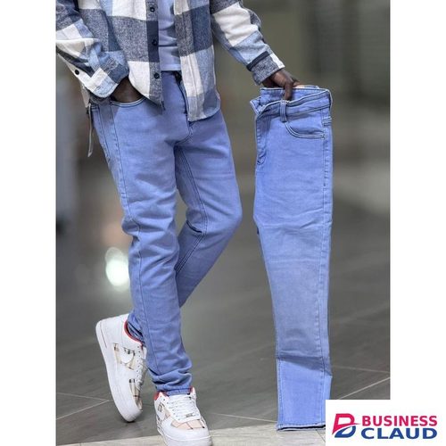 Sky Blue Non Fading Denim Jeans