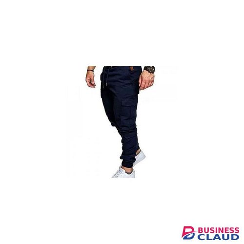 Men's Cargo Pants-navy Blue