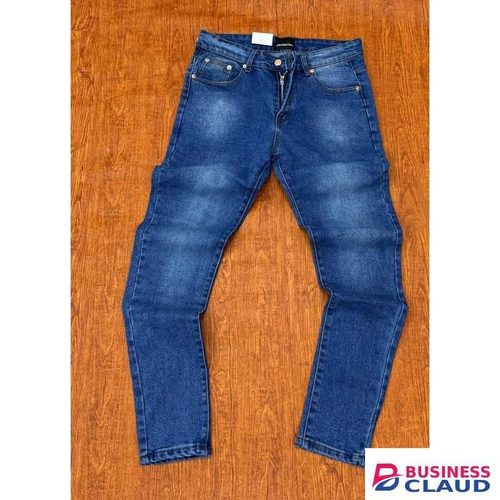 Fashion And Style Men Blue Wash Denim Jeans