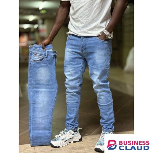 Blue Wash Plain Denim Jeans