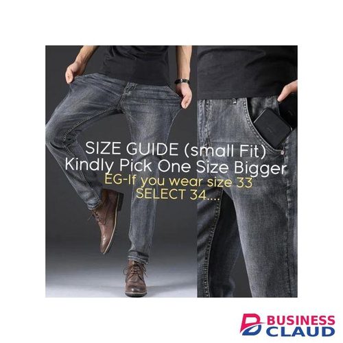 3D Fashion Finest MEN DENIM SLIM FIT NON FADE JEANS-BLUE