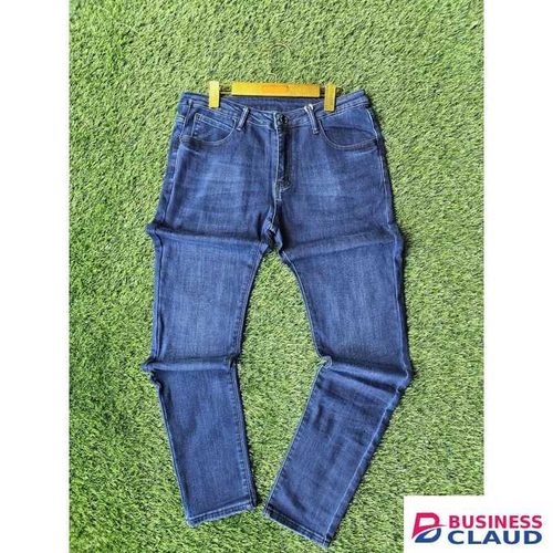 Washed Blue Men Slim Fit Jeans