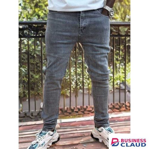 Non-fade Grey Denim Jeans
