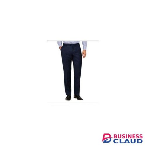 A Pair Of Men's Formal Trousers - Navy Blue