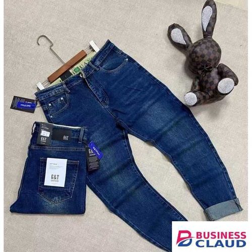 Men Slim Fit Blue Denim Jeans