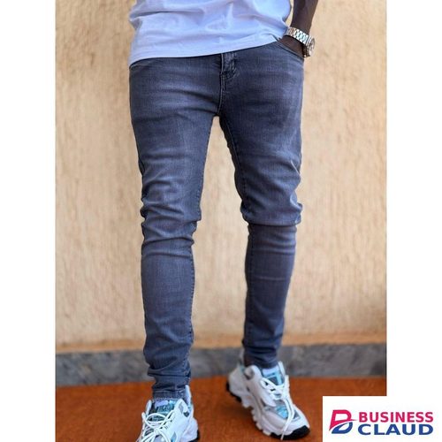 Non Fade Denim Grey Slim Fit Jeans