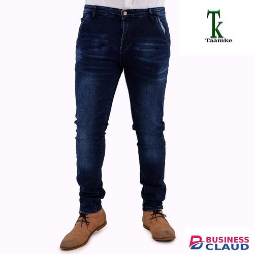 Stylish Pocketed Hardhead Jeans - Blue