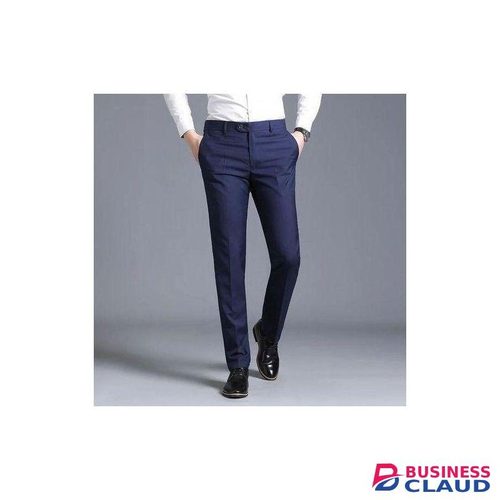 Turkey Style Official Trouser Pant- Navy Blue - Slim Fit