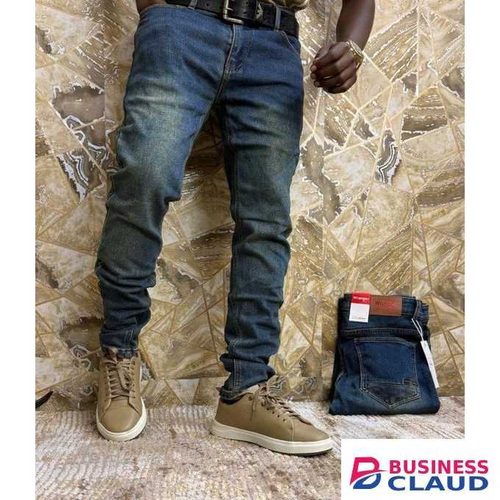 High quality denim Men's Free to Stretch Regular Fit Jeans (blue) 13