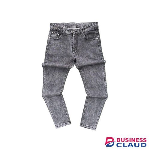 Grey Wash Slim Fit Men Denim Jeans