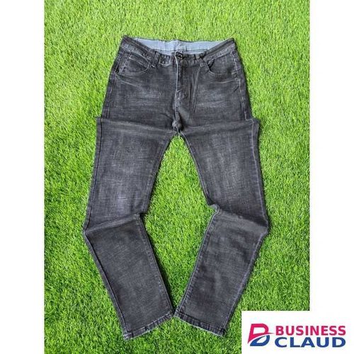 Black Washed Men Slim Fit Jeans