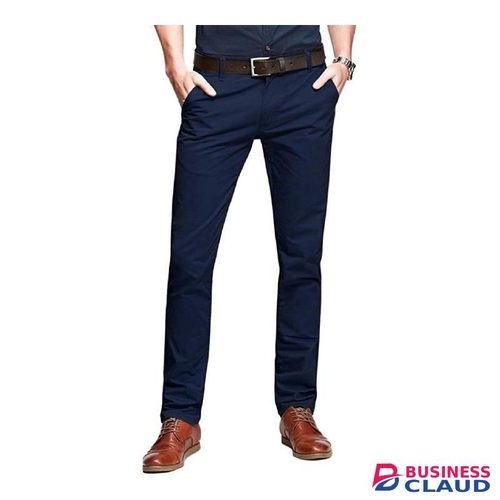 Chino Men’s Khaki Pants – Navy Blue Khaki Pants for office and casual wear