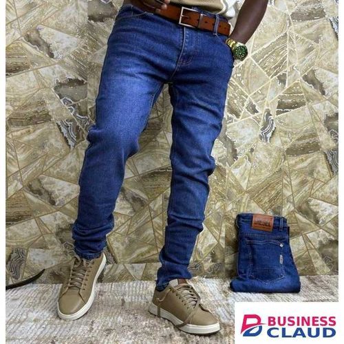 High quality denim Men's Free to Stretch Regular Fit Jeans (blue) 12