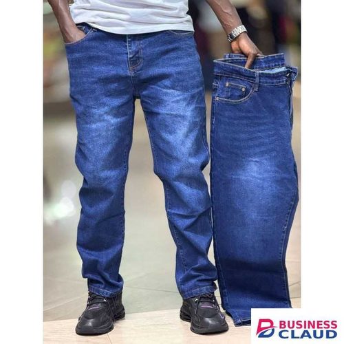 Blue Wash Baggy Fit Jeans
