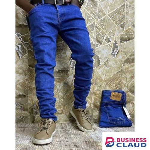 High quality denim Men's Free to Stretch Regular Fit Jeans (blue) 10