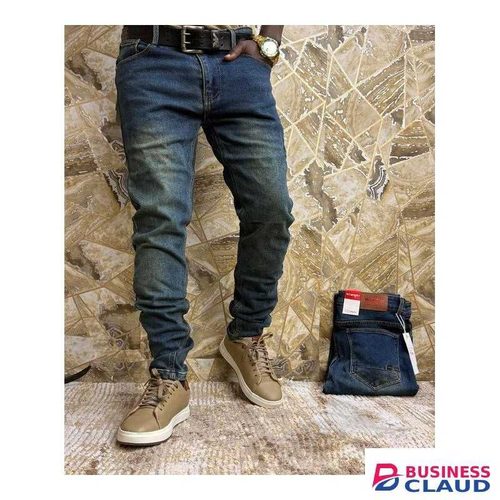 High quality denim Men's Free to Stretch Regular Fit Jeans (blue) 07