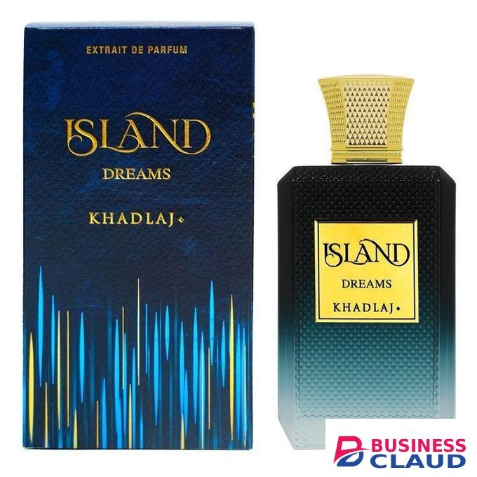 Khadlaj Island Dreams – Fruity, Floral, Woody, Musky – Extrait de Parfum Long-Lasting Fragrance Unisex, 3.4 Ounce -100ML