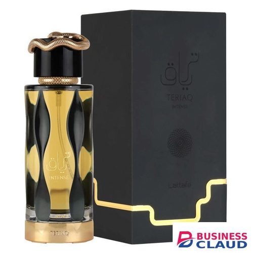 Lattafa Teriaq Intense for Unisex Eau de Parfum Spray, 3.4 Ounce -100ml