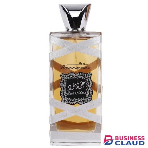 Lattafa Oud Mood Silver/Reminiscence for Unisex Eau de Parfum Spray, 3.4 Ounce -100ml