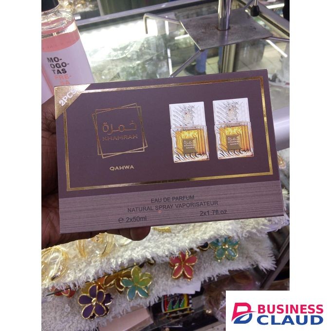 2 pc Lattafa Khamrah Qahwa for Unisex Eau de Parfum 50ml