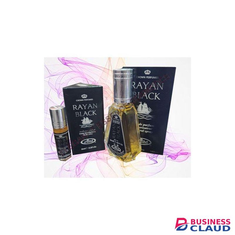 Al Rehab Rayan Black 50ml And 6ml Compined Original