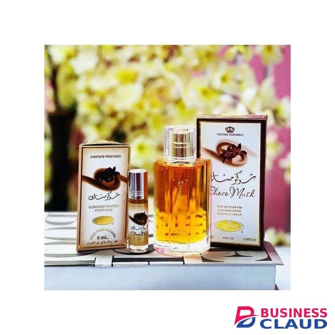 Al Rehab Choco Musk Crown Perfumes 50ml & Choco musk oIl 6ml