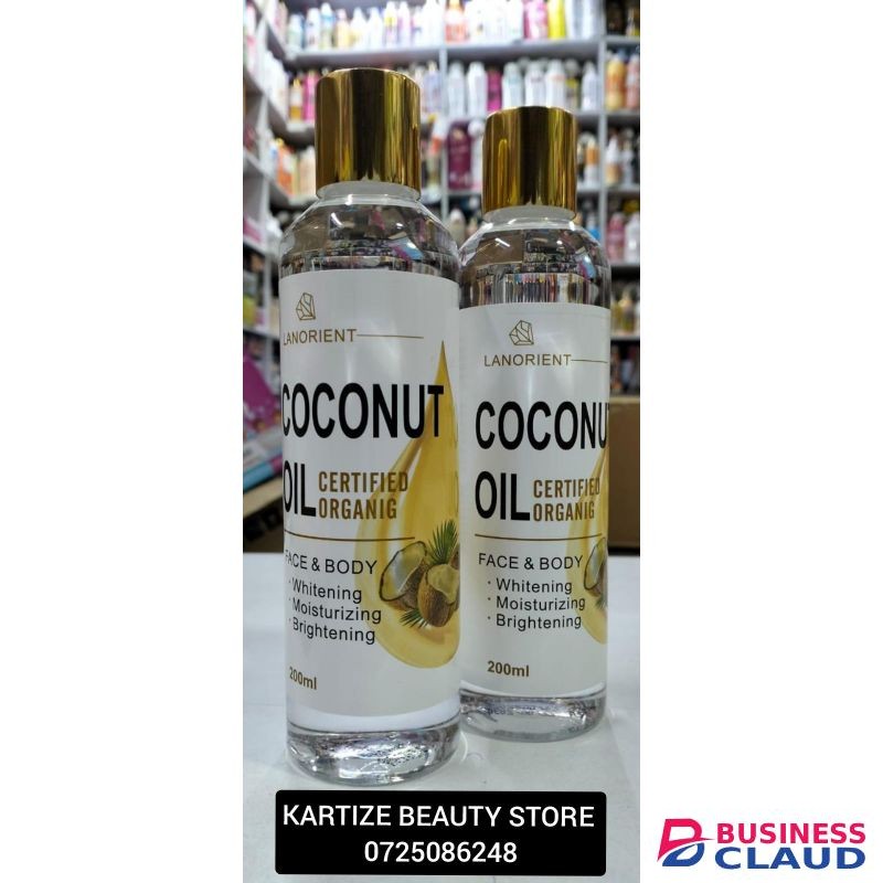 Skin Care Lanorient best coconut oil certified organig face and body whitening, moisturizing and brightening 200ml