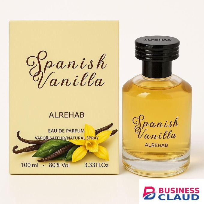 Crown perfumes Al-Rehab Spanish Vanilla Perfume Spray, 100ml
