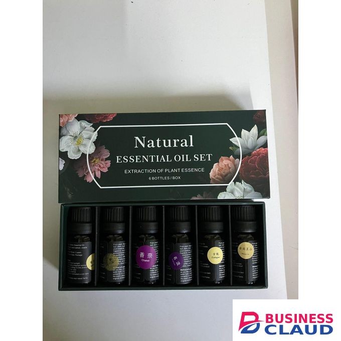 Natural 6Pc Pack Essential Oils/ Plant Essence Extract - 10ml Each