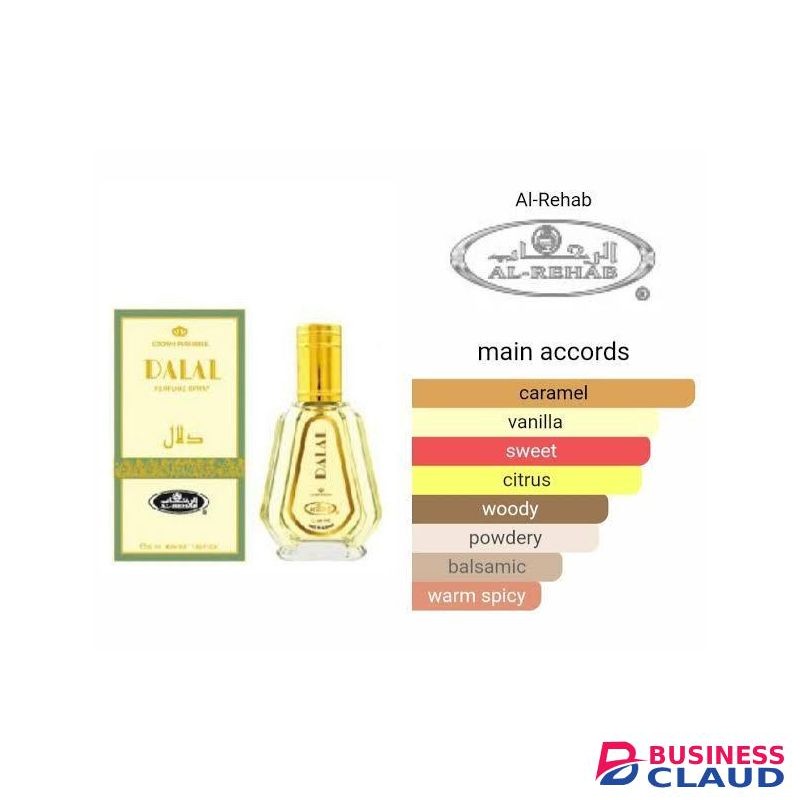 Crown perfumes Al Rehab Dalal Perfume EDP Fragrance Orange Musk Eau de Parfum