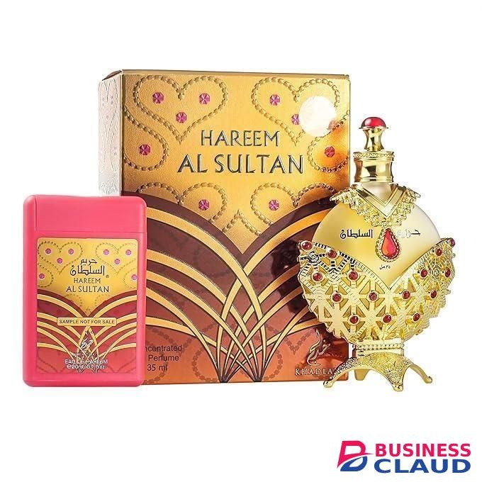 Khadlaj Hareem Al Sultan Perfume Oil 35ml + Free Spray