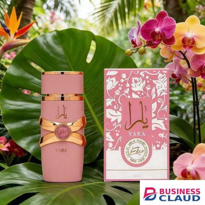 Lattafa VALENTINE GIFT PERFUM 100ML YAHA PINK +FREE GIFT BAG