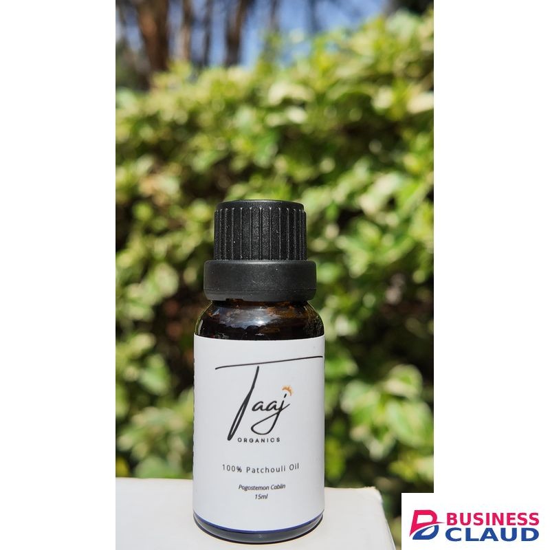 Taaj Organics 100% Pure Patchouli Essential Oil For Aromatherapy Hair Skin Household Use