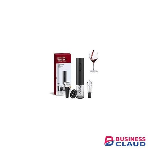 Operated Wine Bottle Corkscrew Opener Sets with Foil Cutter, Wine Aerator Pourer, Vacuum Stoppers, Self-Pulling Reusable Wine Bottle Openers with Accessories Home Party Christmas Gift(4-in-1 Set)