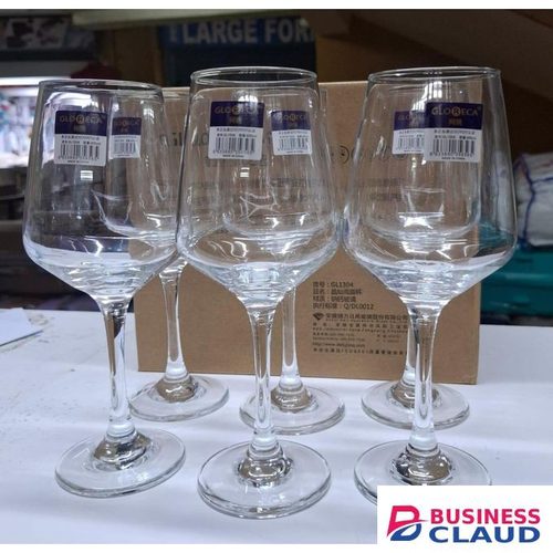 Set of 6 Elegant 330ml Wine Glasses – Durable, Clear Glass – Perfect for Red & White Wine – Stylish Design for Parties, Dining & Gifts – Dishwasher Safe – Enhance Your Wine Experience