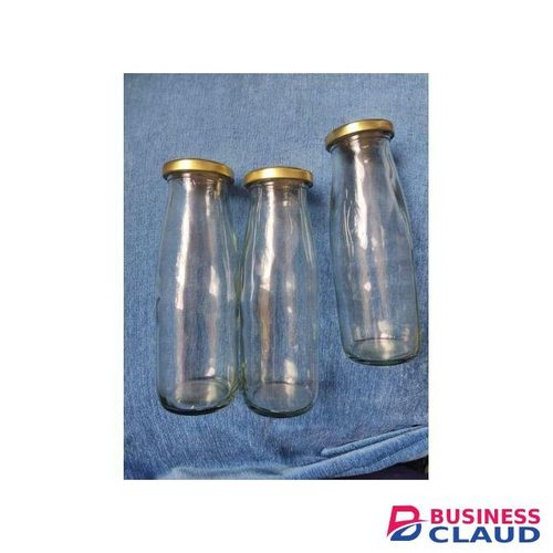 Kitchen Utensil 500ml Glass Bottles with Lids, Reusable Milk Bottle Used for Children and Adults, First Choice for Dinners and Parties