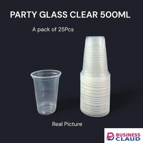 Thermopak Disposable Clear Glasses – Pack of 25pcs convenient and hygienic way to serve beverages at parties, picnics, offices, or events. Their transparent design gives a clean, elegant look, perfect for both casual and formal occasions