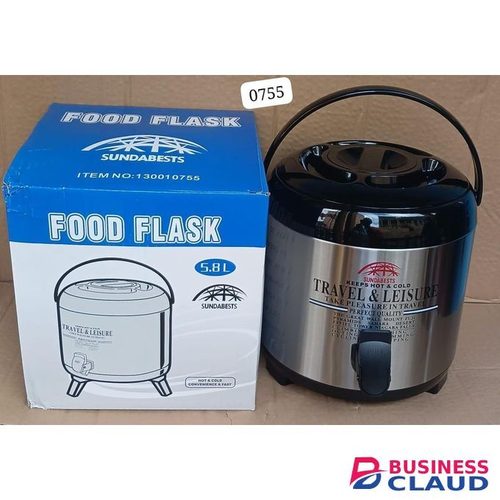 5.8L Electric Tea Urn Hot Water Boiler Stainless Steel Large Capacity Beverage Dispenser for Home, Office, Parties, Catering Events, Tea and Coffee Service