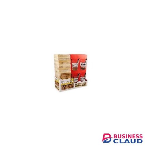 Drunken Jenga Towers Drinking Game - "The Grab A Piece" Adult Party Stacking Game