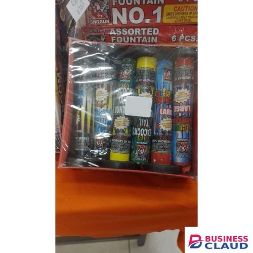 Fireworks Shogun Assorted Fountain 6 Pack