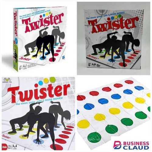 Indoor Outdoor Fun Twister Toy Kids Adult Game Moving Body On Map Creative Interactive Educational Toys Party Moves Game