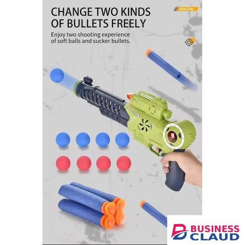 Sound Light Electric EVA Foam Soft Bullet Air Gun Toys Kids Indoor Outdoor Shooting Game EVA Ball Soft Bullet Gun