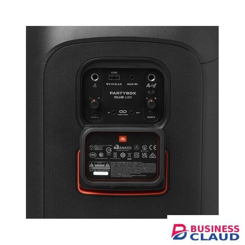 Jbl PartyBox Club 120 Portable Party Speaker With Up To 12 Hours Of Play Time On A Single Charge & Splashproof - Black