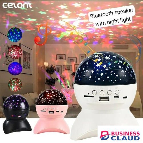 Star Projector sky Colorful Light, High Sound Bluetooth Speaker with colourful Sky light