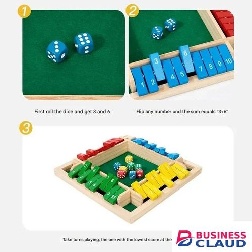 Digital Flip-Tile Family Logic Board Game Wooden Drinking Game & Brain Teaser Build Powerful Thinking Skills