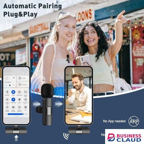 K9 Wireless Lavalier Microphone for On-the-Go Interview Recording