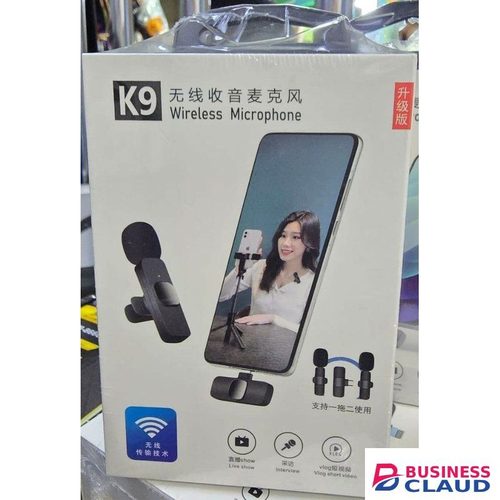 K9 Portable Wireless Microphone – Hands-Free, Rechargeable & Ideal For Content Creators